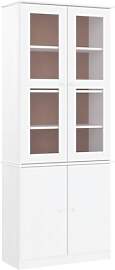 vidaXL Vitrinenschrank, Vitrine mit viel Stauraum, 