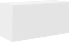 vidaXL Wandmountable Badezimmerschrank, weiß, 60