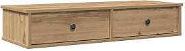 vidaXL Wandregal mit Schubladen Artisan-Eiche
