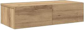 vidaXL Wandregal mit Schubladen Artisan-Eiche