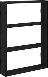 vidaXL Wandregal Schwarz 43x9x60 cm Holzwerkstoff, 