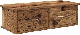 vidaXL Wandschrank Altholz-Optik 60x26x18,5 cm
