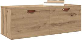 vidaXL Wandschrank Artisan-Eiche 100 x 36,5 x 35