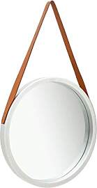 vidaXL Wandspiegel mit Riemen Vintage Retro
