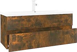 vidaXL Waschbeckenschrank mit Einbaubecken