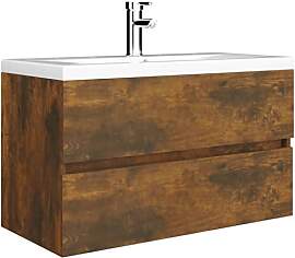 vidaXL Waschbeckenschrank mit Einbaubecken