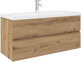 vidaXL Waschbeckenunterschrank mit Einbaubecken