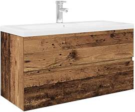 vidaXL Waschbeckenunterschrank mit Einbaubecken