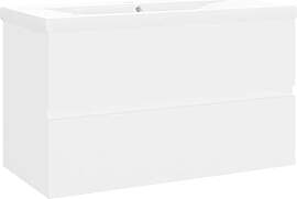 vidaXL Waschbeckenunterschrank mit Einbaubecken