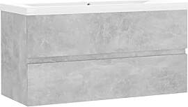 vidaXL Waschbeckenunterschrank mit Einbaubecken