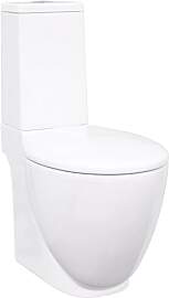 vidaXL WC Keramik Toilette Badezimmer Rund