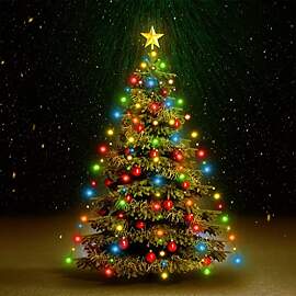 vidaXL Weihnachtsbaum Lichternetz mit 150 LEDs