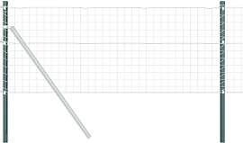 vidaXL Zaunpfosten 2 pcs Grün 60 cm