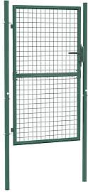 vidaXL Zauntor Stahl 100x150 cm Grün