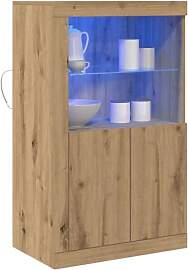 vidaXL Zeitgenössischer Schrank aus massiver