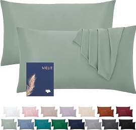 Vielit Kissenbezug 40 x 80 Sage Grün Weich