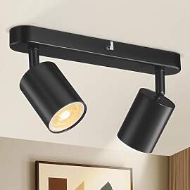 VIIIVA LED Deckenleuchte 2 Flammig, Schwarz