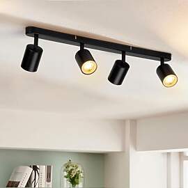 VIIIVA LED Deckenleuchte 4 Flammig, Schwarz