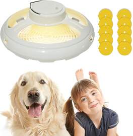 Viitech 1 Packung Flohfalle mit 10 Fangaufklebern, 