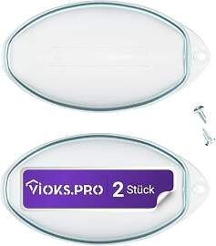 Viоks.pro 2 Stk Lampenabdeckung 100x54mm Ersatz