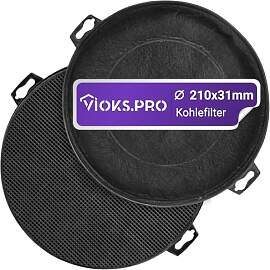 Viоks.pro 2x Aktivkohlefilter Kohlefilter für