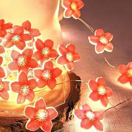 VIKY® Kirschblüten Lichterkette Blumen, 2M 20