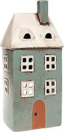 Village Pottery Teelichthalter mit hohem Haus,