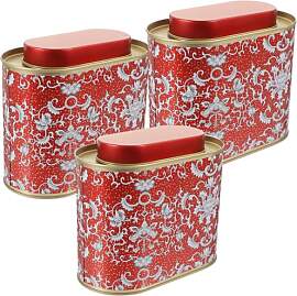 VILLCASE 3er Set Teedosen für losen Tee,