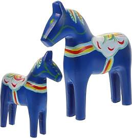 VILLCASE Mini-Pferdefiguren Aus Holz Handbemalte