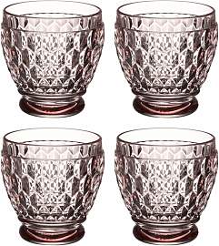 Villeroy & Boch Boston 4er Set Shot Glas rosa