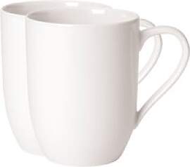 Villeroy & Boch For Me Weiß Kaffeebecher-Set