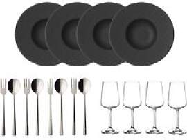 Villeroy & Boch Manufacture Rock Pasta Set