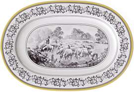 Villeroy und Boch Audun Ferme Platte oval 34 cm,