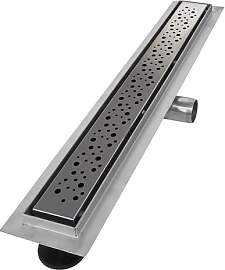 VILSTEIN Duschrinne 130cm, Edelstahl Bodenablauf