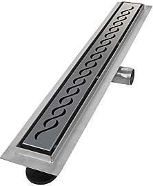 VILSTEIN Duschrinne 40cm, Edelstahl Bodenablauf