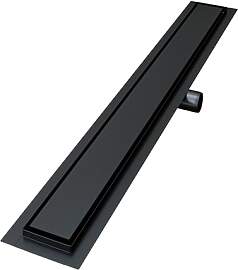 VILSTEIN® Duschrinne Schwarz Extra Flach [70CM] - 
