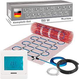 VILSTEIN® Elektrische Fußbodenheizung [150W/m²] 