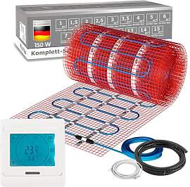 VILSTEIN® Elektrische Fußbodenheizung [150W/m²] 