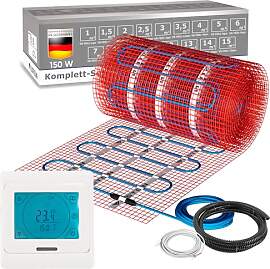 VILSTEIN® Elektrische Fußbodenheizung [150W/m²] 
