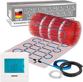 VILSTEIN® Elektrische Fußbodenheizung [150W/m²] 