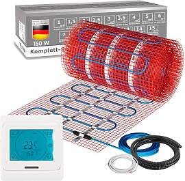 VILSTEIN® Elektrische Fußbodenheizung [150W/m²] 