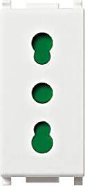VIMAR 0T14203 Plana-Steckdose SICURY, 5 Stück,