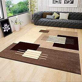 VIMODA Designer Teppich Kurzflor dichter Flor
