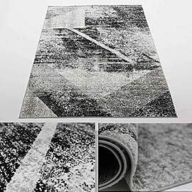 VIMODA Designer Teppich Wohnzimmer Geometrisches