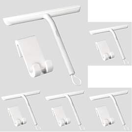 Vinabo Duschabzieher Set mit Haken, Silikon