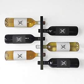 VINAK - Wand-Weinregal aus Stahl | 6 Flaschen |