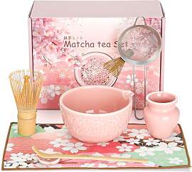 VINATO 7 Stück Matcha Set, Matcha Schale mit