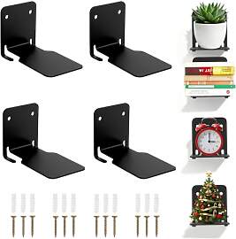 VINATO Unsichtbares Bücherregal 4er Schwebendes