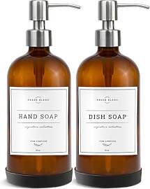 Vine Creations, 2er-Pack Seifenspender-Set für
