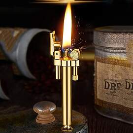 Vintage Antikes Feuerzeug, wiederverwendbares